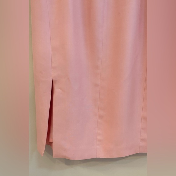 Classic Ann Taylor Blush Pink Silk Sheath Dress - Picture 7 of 7